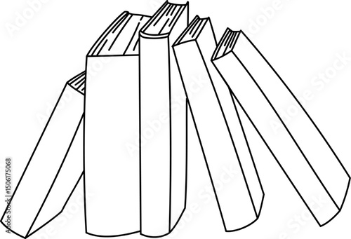 Stack of Books Sketch