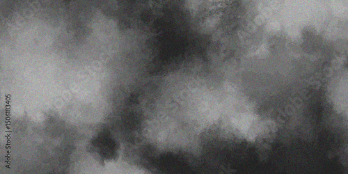creating a cloudy, blurred, and atmospheric effect with dark shapes.