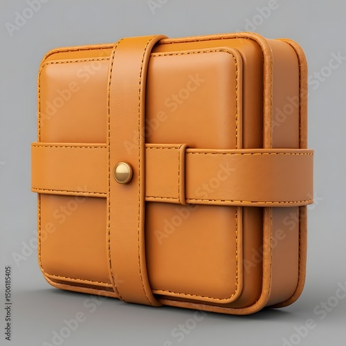 Slim Brown Leather Card Holder Minimalist Wallet for Essentials