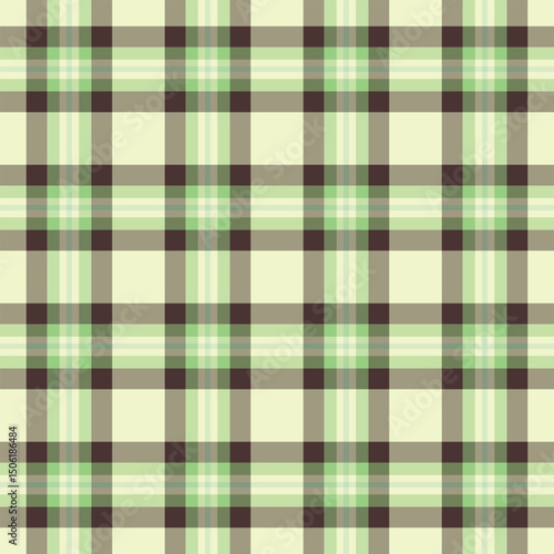 Colour vector plaid pattern, picture background fabric seamless. Composition tartan check textile texture in light and pastel colors.