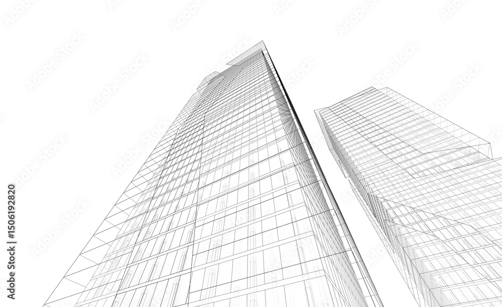 Fototapeta premium modern office building
