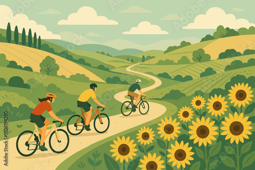 mountain bike ride
