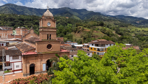 Wallpaper Mural Ebejico, Antioquia, Colombia. May 25, 2025. San Jose Parish is a Colombian Catholic church Torontodigital.ca