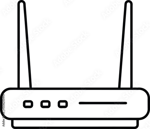 Wireless Router Icon, Internet, Wifi, Network