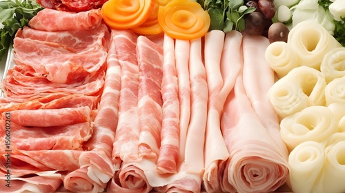Delicious Italian Meat Platter, Prosciutto, Capocollo, and More