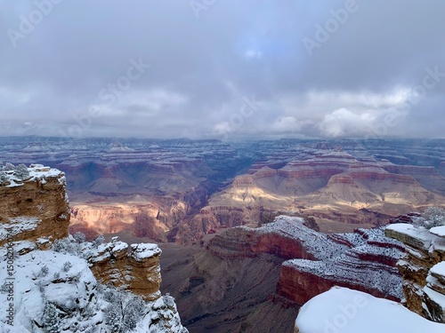 canyon in winter