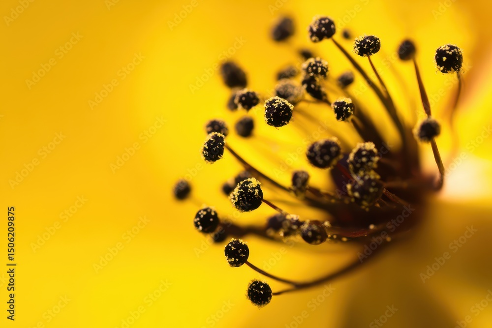 Fototapeta premium Close-up view of a flower's pistil.