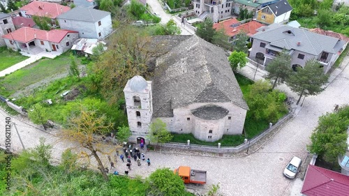 Albania. Korçë, Voskopoja turistike village St. Nicholas Church 18 May 2025