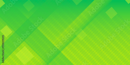 Green and white vector gradient abstract background with geometric shapes elements. Abstract gradient shapes background for presentation, business report, card, banner, poster