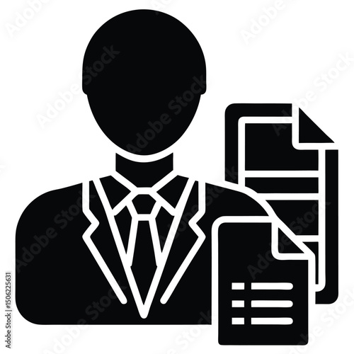 it technician element isolated it documentation on white background