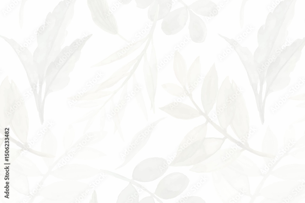 seamless pattern with white flowers