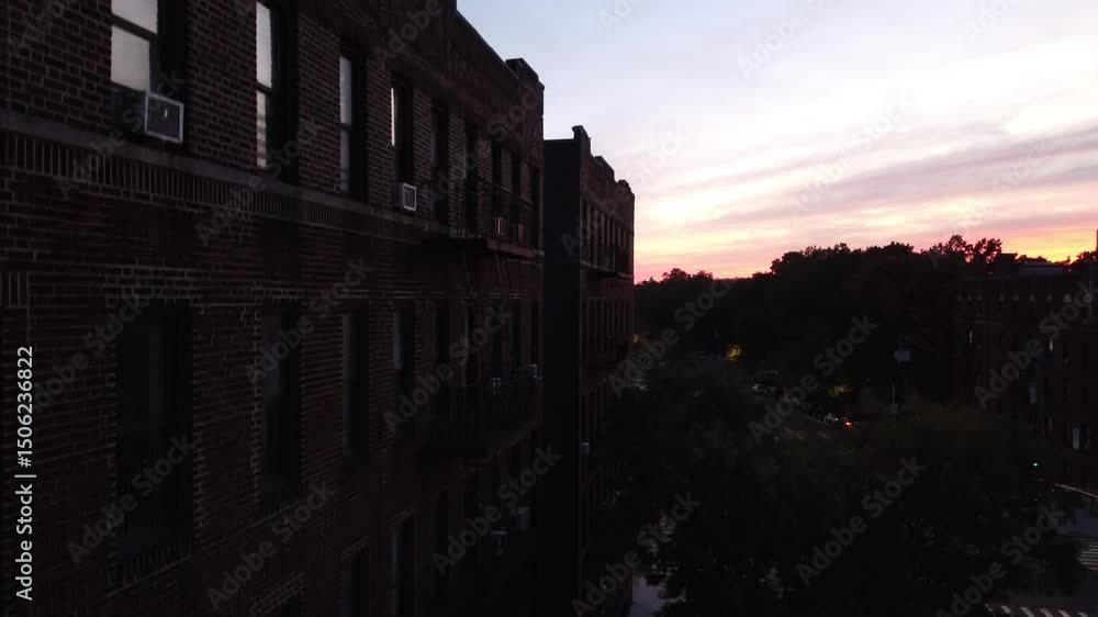 sunset in the city sunset in the city
