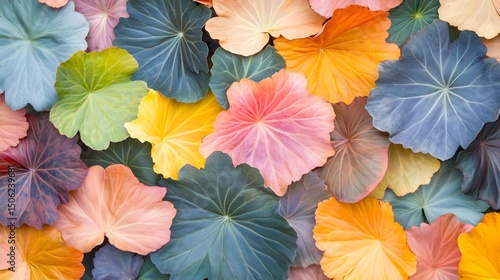 Wallpaper Mural Vibrant Autumn Leaves Background Colorful Floral Texture Torontodigital.ca