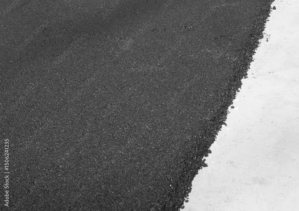 Fototapeta premium Asphalt road construction