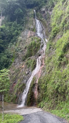 waterfall in the mountains