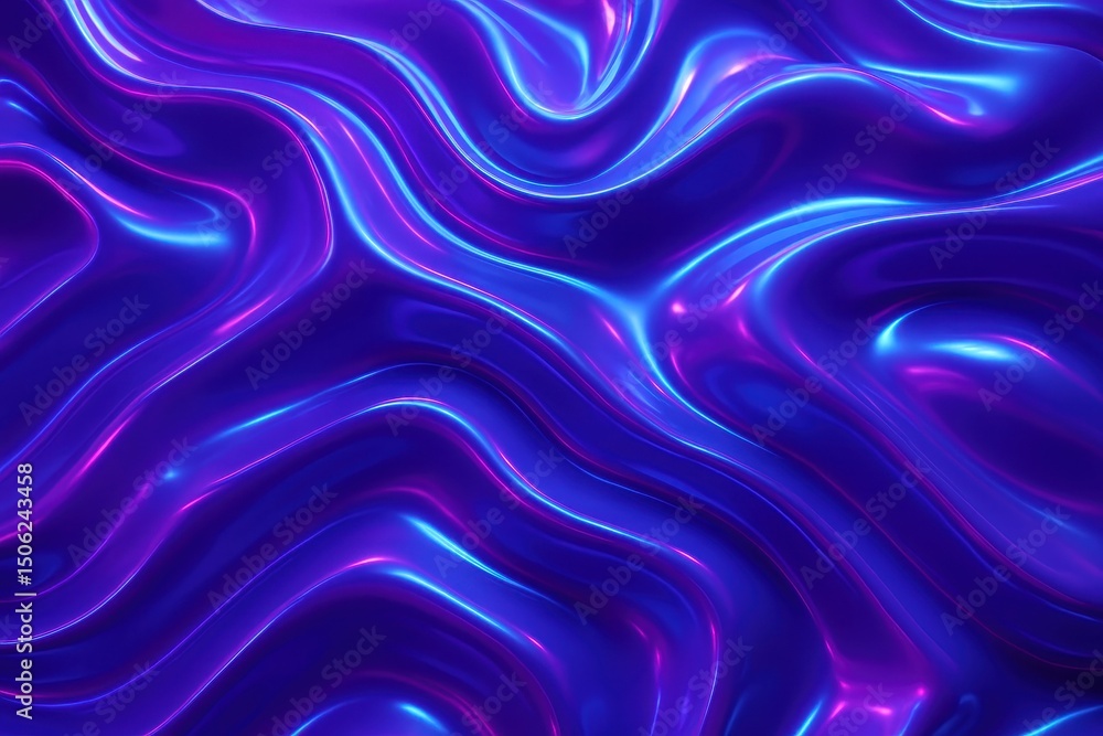 Abstract Background 3D Shiny Plastic Waves Purple Blue Textures Lights Interesting Lustrous Liquid Wavy Texture Render Illustration Modern Art Style Wallpaper Abstract Background 3D Shiny Plastic Waves Purple Blue Textures Lights Interesting Lustrous Liquid Wavy Texture Render Illustration Modern Art Style Wallpaper
