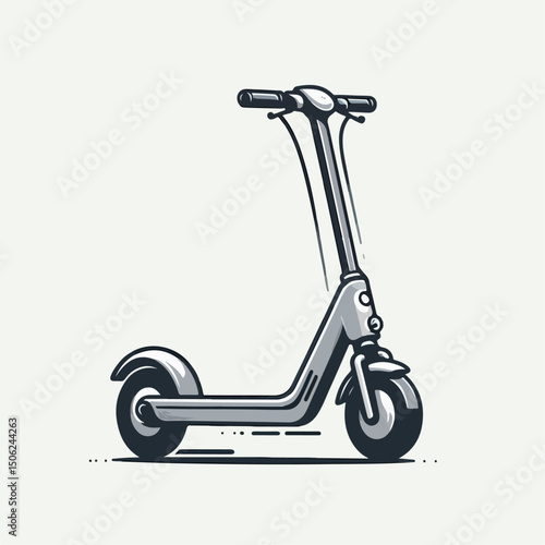 electric scooter vector illustration