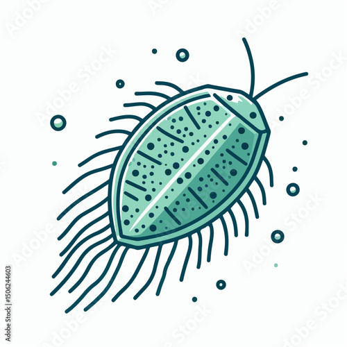 plankton vector illustration