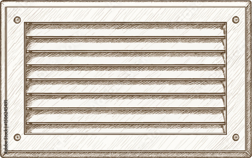 Air Vent Grille – Wall-Mounted Cover for Ventilation Flow