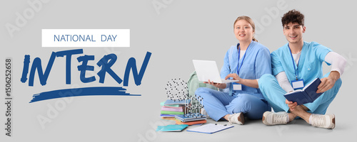 Medical students studying w...