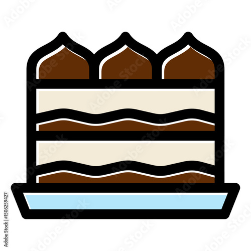 tiramisu cake icon