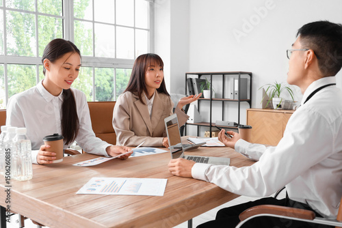 Chinese business colleagues...