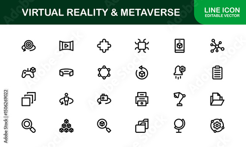 New Year and Celebration Icon Set Featuring Fireworks, Party, Festive Decor, Countdown, and Holiday Symbols in a Modern, Vector-Based Design