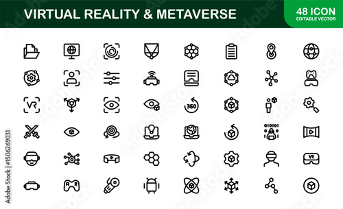 New Year and Celebration Icon Set Featuring Fireworks, Party, Festive Decor, Countdown, and Holiday Symbols in a Modern, Vector-Based Design