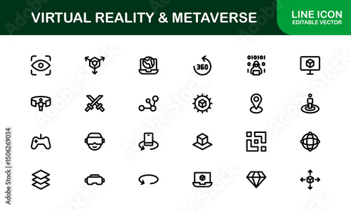 New Year and Celebration Icon Set Featuring Fireworks, Party, Festive Decor, Countdown, and Holiday Symbols in a Modern, Vector-Based Design
