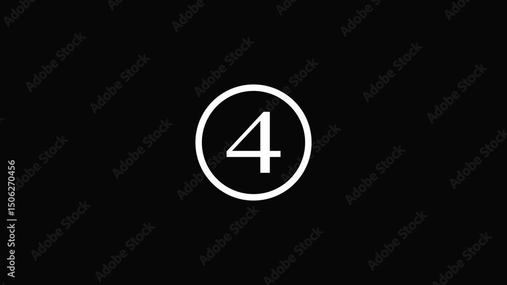 circle number 4 button icon animation videos circle number 4 button icon animation videos