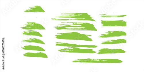 Highlight marker lines. Marker yellow strokes. Hand drawn marker strokes. Text marker stripes. Text highlights and underlining. Brush lines.