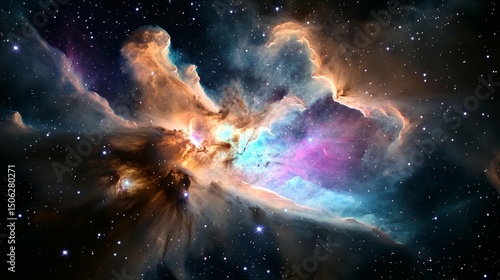 Cosmic Nebula: Stellar Cloudscape