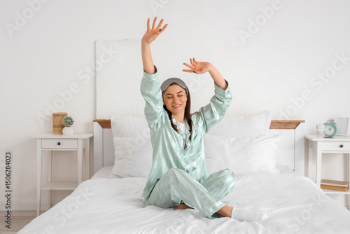 Beautiful young woman with ...