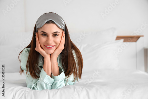 Beautiful young woman with ...