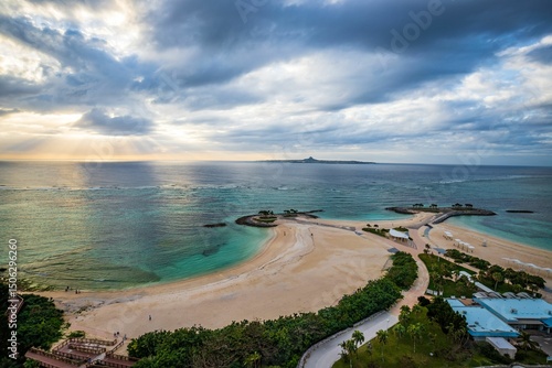 Emerald Beach Sunset, Okinawa, Japan