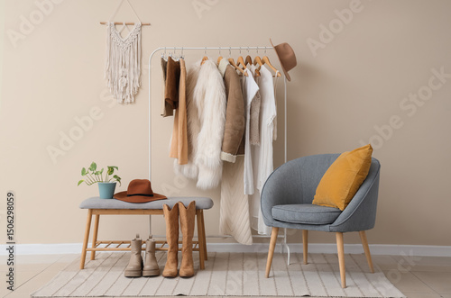 Interior of stylist's studi...