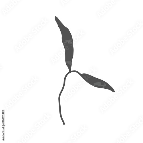 vector illustration of an abstract hand drawn flower, vector illustration of an abstract floral ornament, vector illustration of an abstract flower, 
