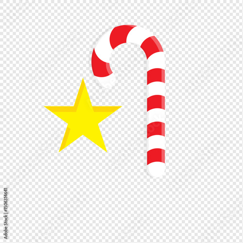 sugar cane candy and stars