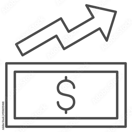 Inflation Outline Icon Element For Design