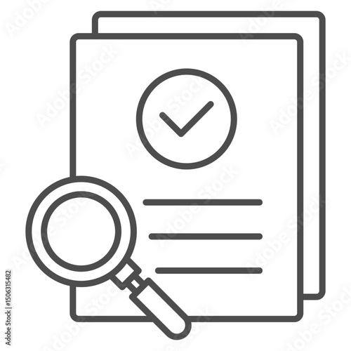 Appraisal Outline Icon Element For Design