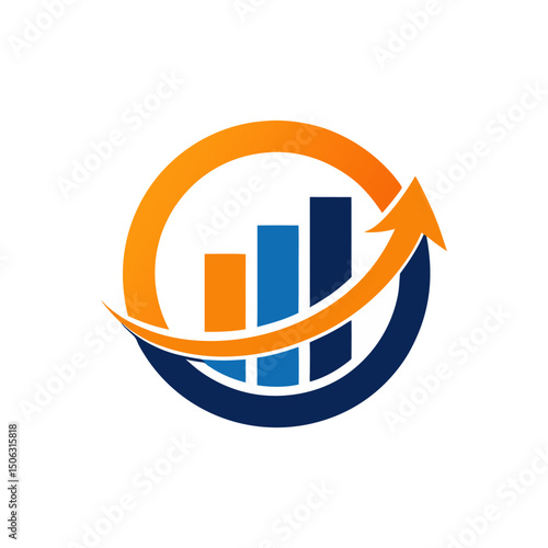 Financial Growth Bar Chart