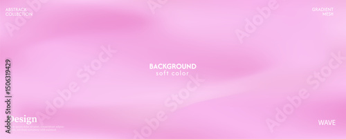Soft and glowing pink landscape gradient background, luxurious pastel color combination, product advertisement, card, poster and website template