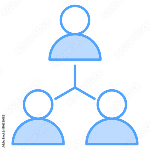 Coordination Blue Icon Element For Design