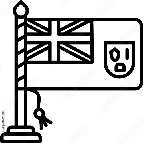 Turks And Caicos Flag Icon
