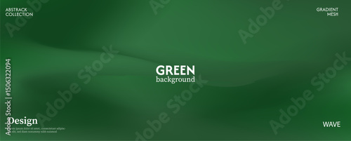 Soft and glowing dark moss green gradient background, luxurious pastel color combination, product advertisement, card, poster and website template