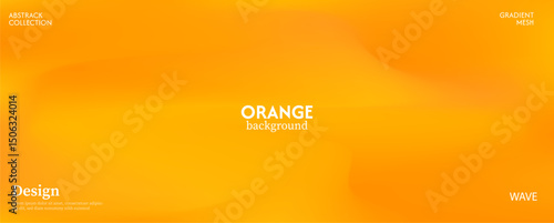 Soft and glowing fresh orange gradient background, luxurious pastel color combination, product advertisement, card, poster and website template