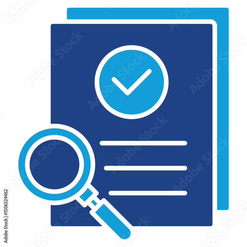 Appraisal Dual Tone Icon Element For Design