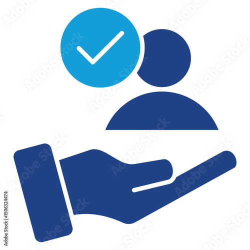 Delegation Dual Tone Icon Element For Design