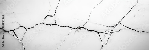 Cracked White Surface