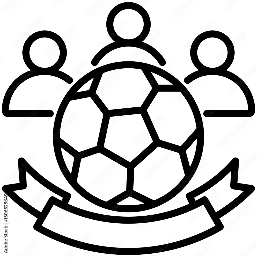 Obraz premium Sport Team Icon